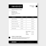 Commercial invoice example